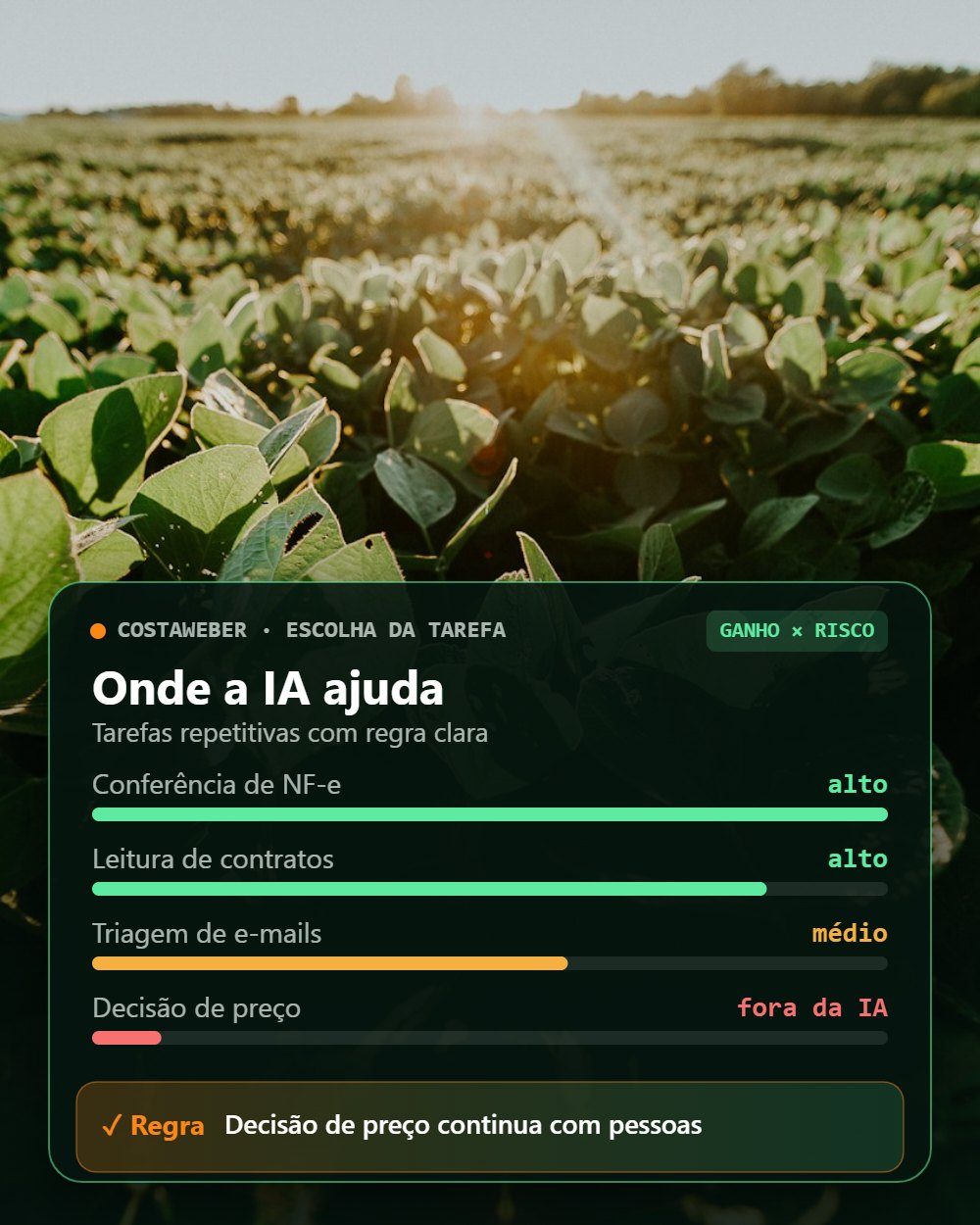01 · Escolha da tarefa